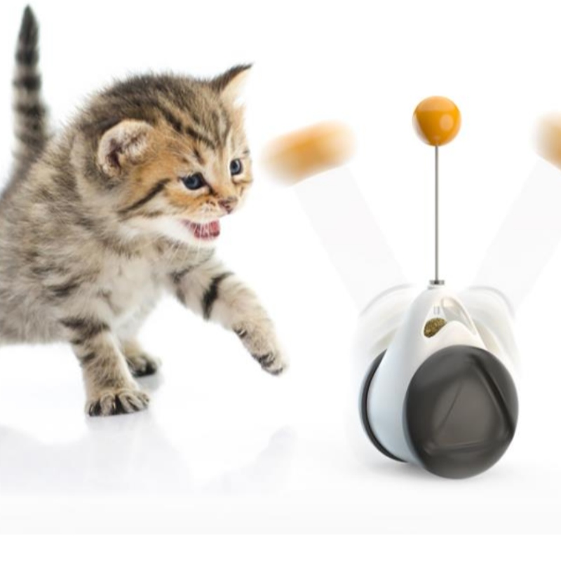 2021 새로운 고양이 장난감 체이서 균형 잡힌 고양이 쫓는 장난감 양방향 새끼 고양이 스윙 장난감